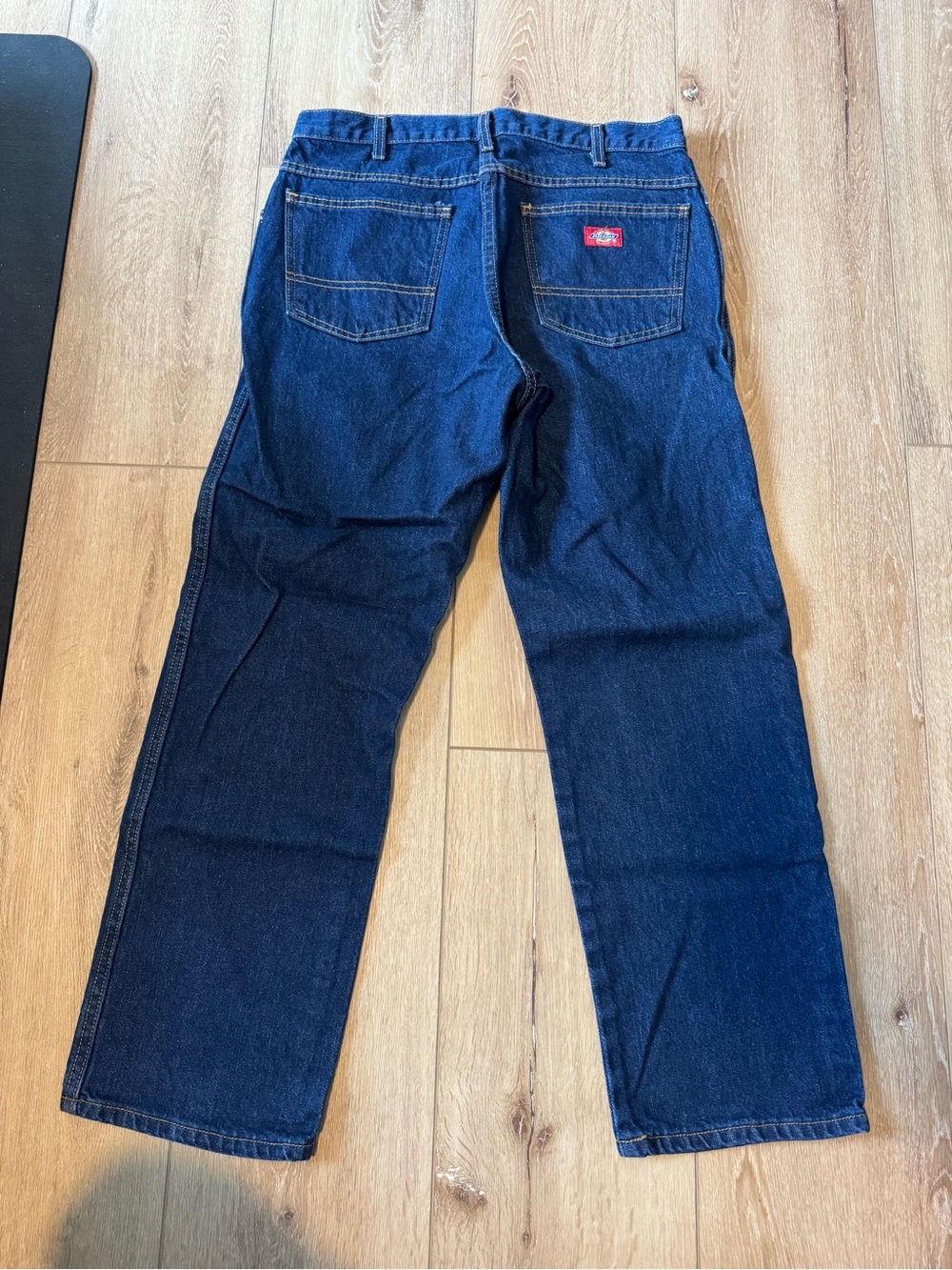 Dickies RN#20697 Mens Jeans Denim Straight Leg 100% Cotton Blue Size 34x29
